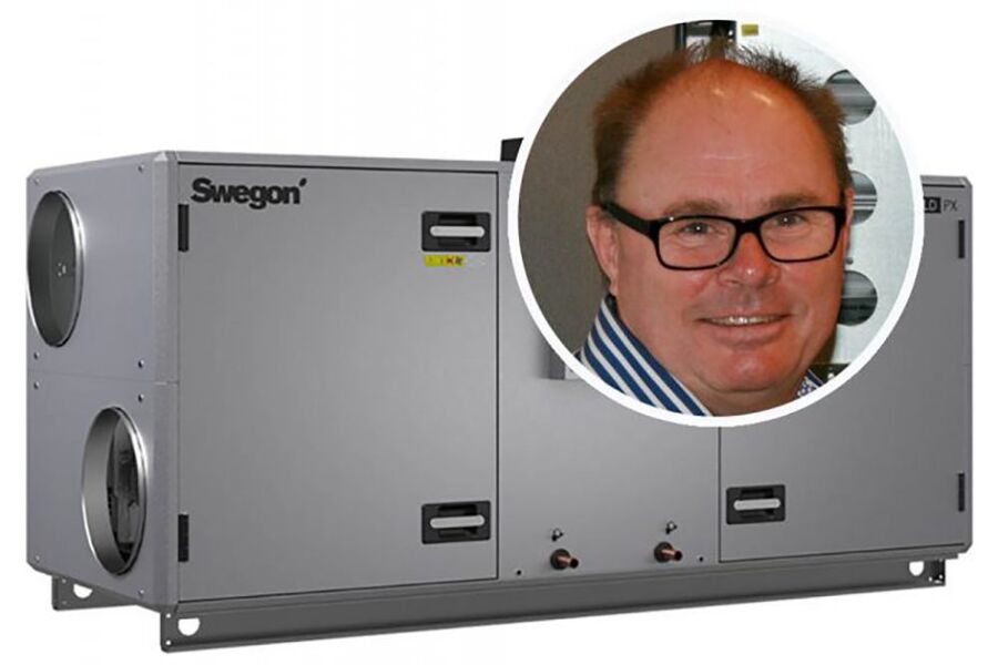 Swegon GOLD PX, innfelt Wlliam Lawrance.