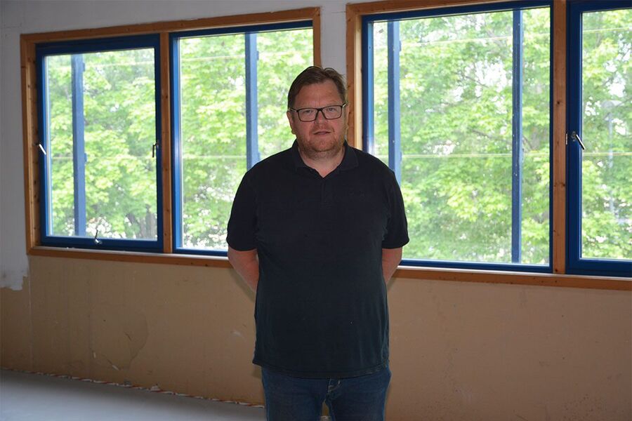 Daglig leder Lars-Henrik Andresen kan snart ønske velkommen inn til Oslo VVS-senters Outlet-butikk, som vil tilby gode VVS-produkter til hyggelige priser. 