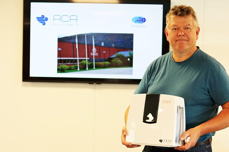 Interfil og daglig leder  Arild de Presno har nettopp kjøpt opp  ACA Purifiers AS. 