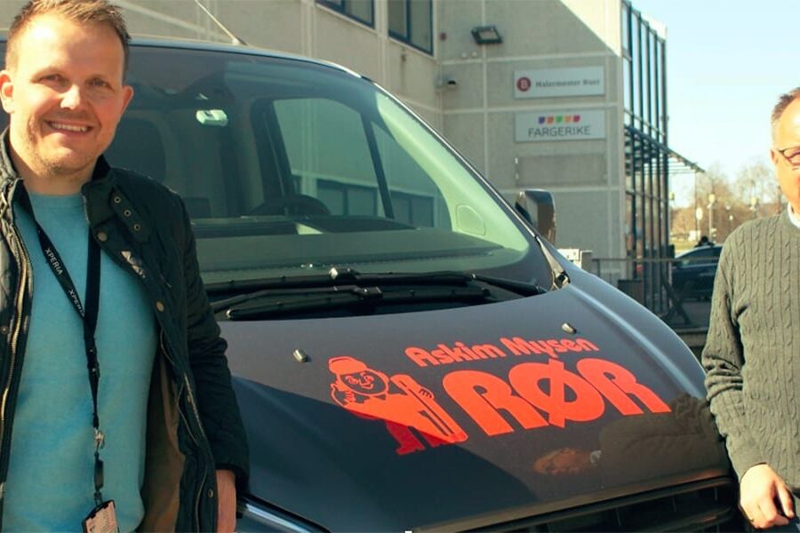 Anders Sand (venstre) og Tollef Berger (høyre) gleder seg til å etablere AMR avdeling Romerike.