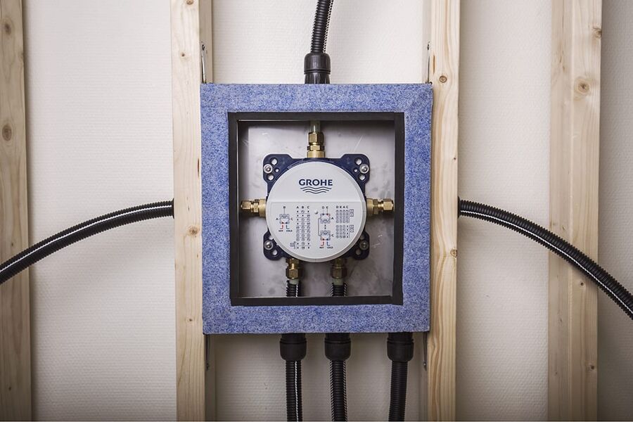 Tidligere i år lanserte sanitærprodusenten GROHE den nye lekkasjeboksen The Box