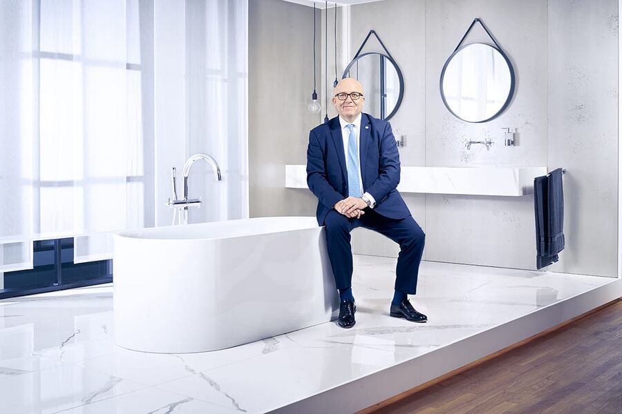 Den digitale reisen vi har lagt ut på med GROHE X har bare så vidt startet. Plattformen er her for å bli og vil kontinuerlig utvikle seg over den neste tiden, sier Jonas Brennwald, leder for LIXIL EMENA og Co-CEO Grohe AG