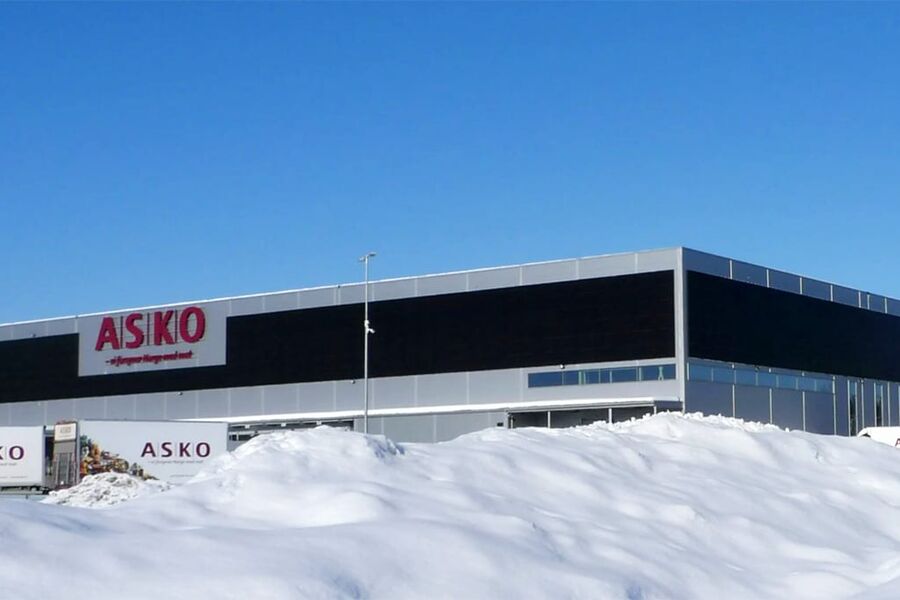 ASKO Hedmark oppnådde rekordhøy strømproduksjon fra fasaden.