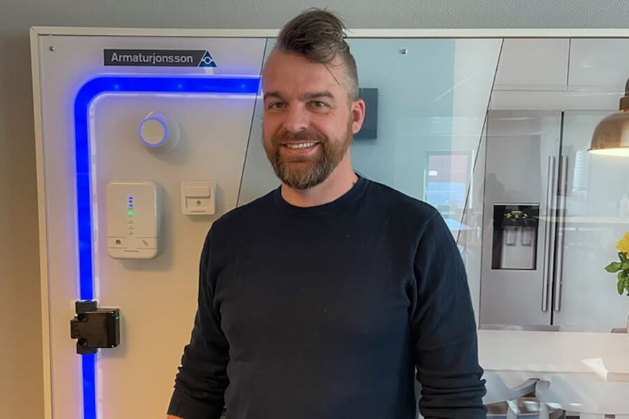 Morten Klauset-Gran har begynt som ny distriktsansvarlig i Armaturjonsson.