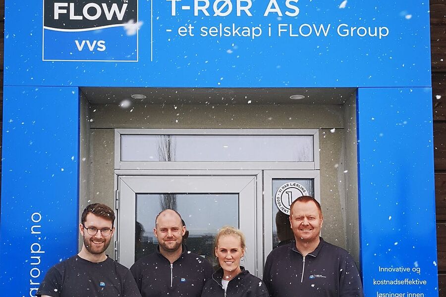 På bildet ser vi fra venstre, Magnus Ekker, Bjørn Olav Løvli, Siw Beathe Fossen, og Per Einar Ulvin.