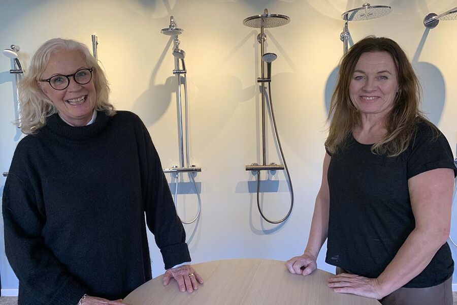 Anne Dahl Øiseth til venstre i bildet, er styremedlem i Ingeborg-nettverket, har fått ansvar for Mentorprogrammet. Her sammen med leder Eli Heyerdahl Eide av Ingeborg-nettverket.