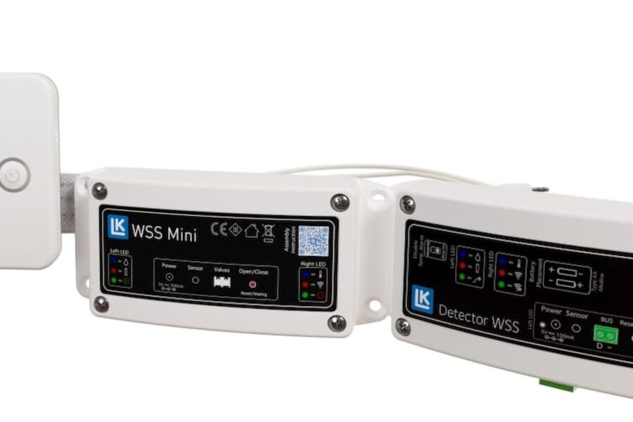 
LK WSS Mini Standardpakke. Inkl. motorventil, kontrollpanel, hovedenhet og lekkasjedetektor. LK WSS Mini oppfyller alle norske krav.