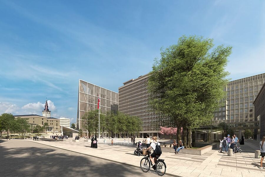 Illustrasjon: Nye Regjeringskvartalet