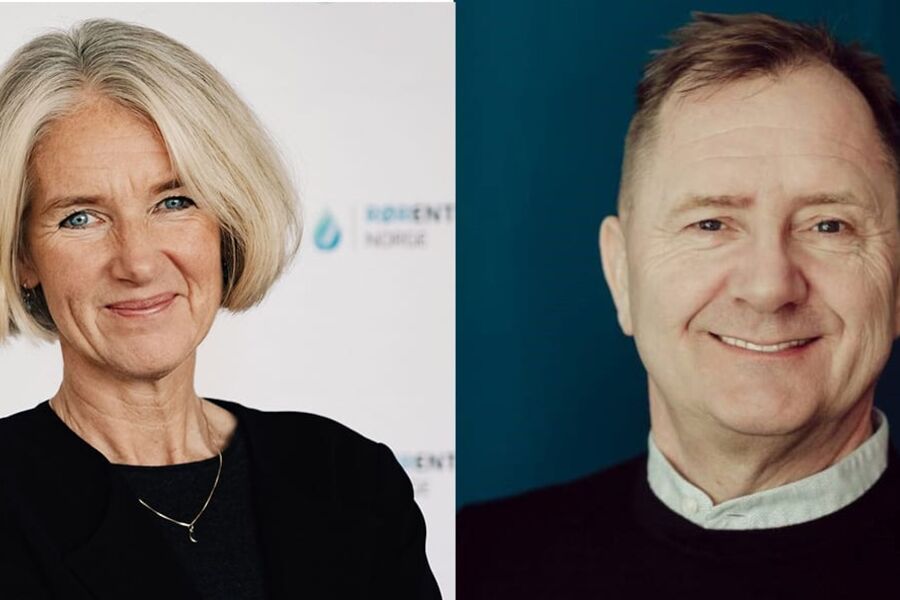 Administrerende direktør Marianne W. Røiseland og kompetansedirektør Oddgeir Tobiassen i Rørentreprenørene Norge.