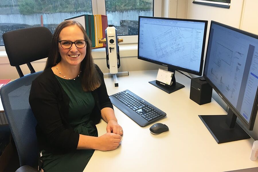 Marit Eklund har gått fra hjelpepleier til rørlegger og prosjektleder i Bravida. 