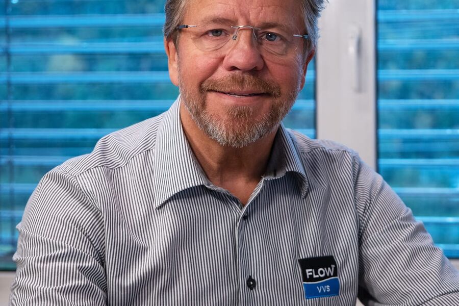 Greif Sæther, daglig leder i FLOW Trøndelag VVS.
