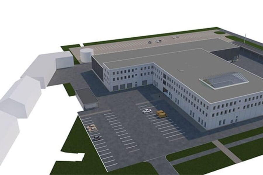 Planlagt overlevering av bygget er senest 31. januar 2022.