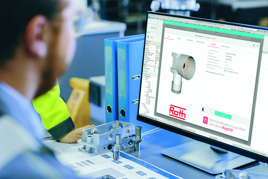 Noen av fordelene som Roth fremhever med den nye BIM-katalogen, er at hver Roth produktfamilie er inkludert i MagiCAD-forutdefinerte produktkatalog, og modellene inneholder alle forutdefinerte data som kreves i et BIM-miljø. F.eks. dimensjoner, ETIMklassifisering og tekster på fem språk. 