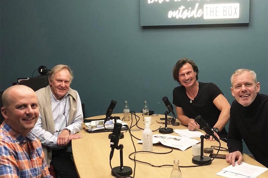 I studioet under podkasten 