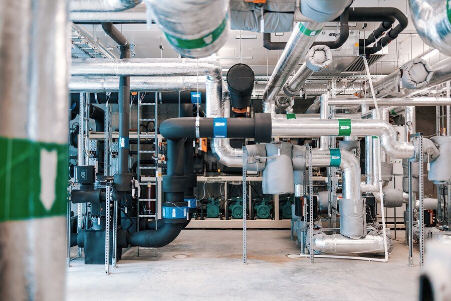 Billingstad Energisentral. Foto: Oda Hveem