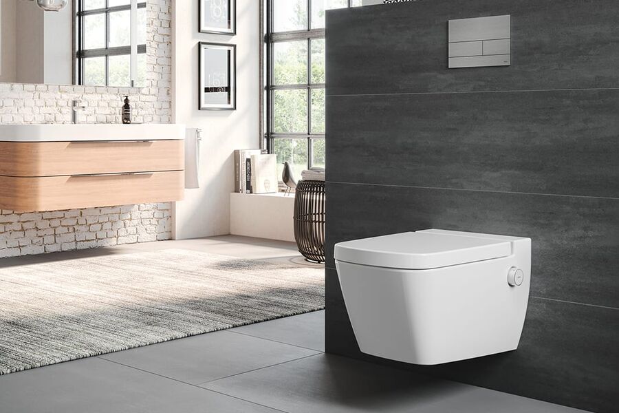 
TECEone  et hygienisk dusjtoalett for det moderne badet.
