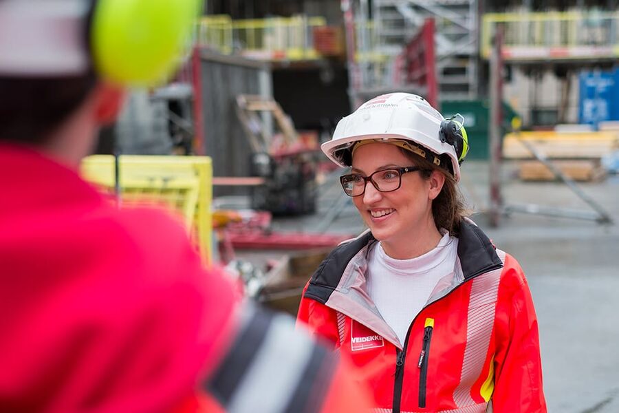 Byggeplass Veidekke. Foto: Liv Hagen Strand