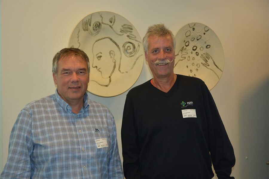 Kristen Henriksen og Espen Henriksen fra GK Rør i Drammen, var to av deltagerne under kurset.- Et viktig kurs for oss utførende på gulvvarme. Skal vi levere komplette anlegg som fungerer best mulig, må vi kunne vårt fag, sier de. 