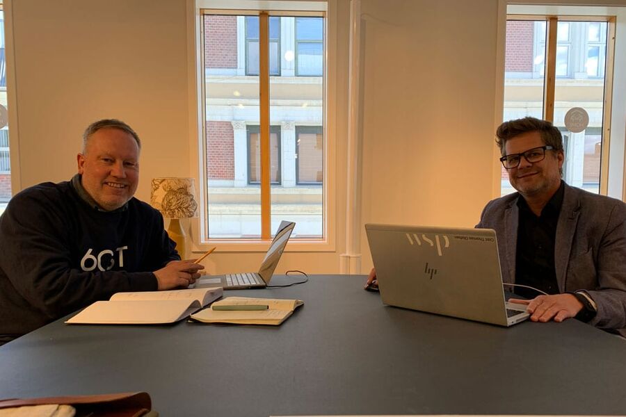 Roar Smelhus i Home Workspace, og Odd Thomas Olafsen i WSP.