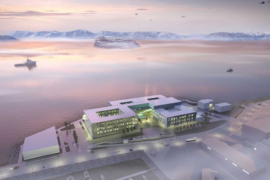 Hammerfest sykehus | Illustrasjon: LINK arkitektur