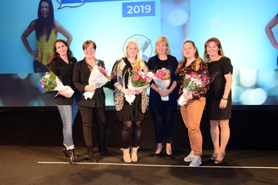 Ingeborg-nettverket inviterer sine gullpartnerbedrifter til samling for å styrke arbeidet med rekruttering av kvinner inn til rørbransjen ytterligere. På bildet vi styret i nettverket, samlet. Fra venstre ser vi:  Pernille K. Snustad-Setsaas, markeds- og kommunikasjonsansvarlig, Marie Christine Sanner, leder for Inspirasjonsdagen, Iselin Abell Nilsen, styremedlem, Anne Sødem, økonomiansvarlig, Marie Linn Havsgård, styremedlem, og styreleder Eli Heyerdahl Eide.