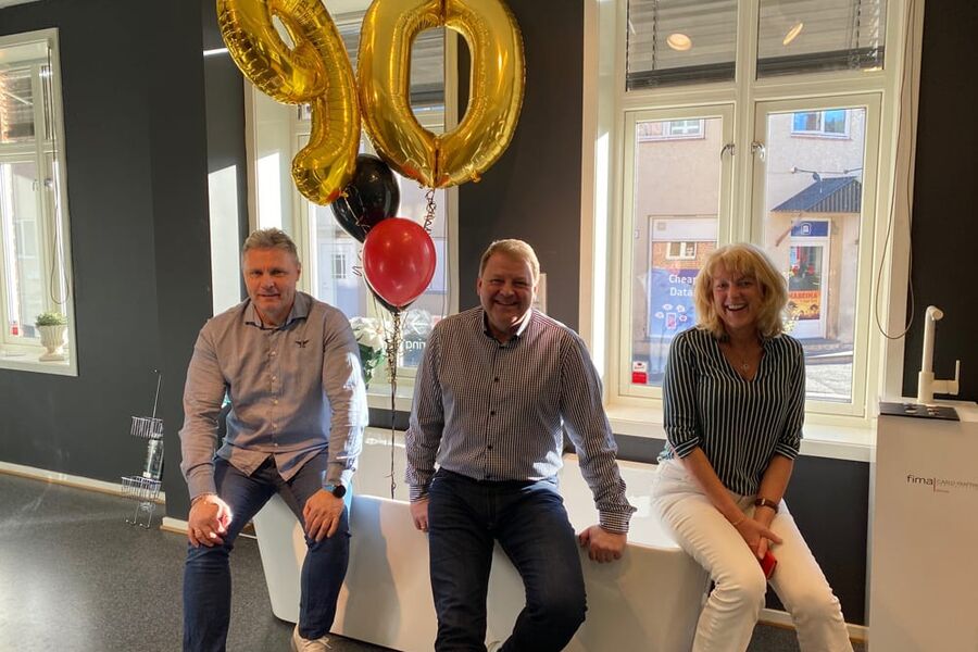 Jensen Varme & Sanitær feirer 90 år i år, og søskenparet Hilde og Bjørn Jensen, skal feire hele året.