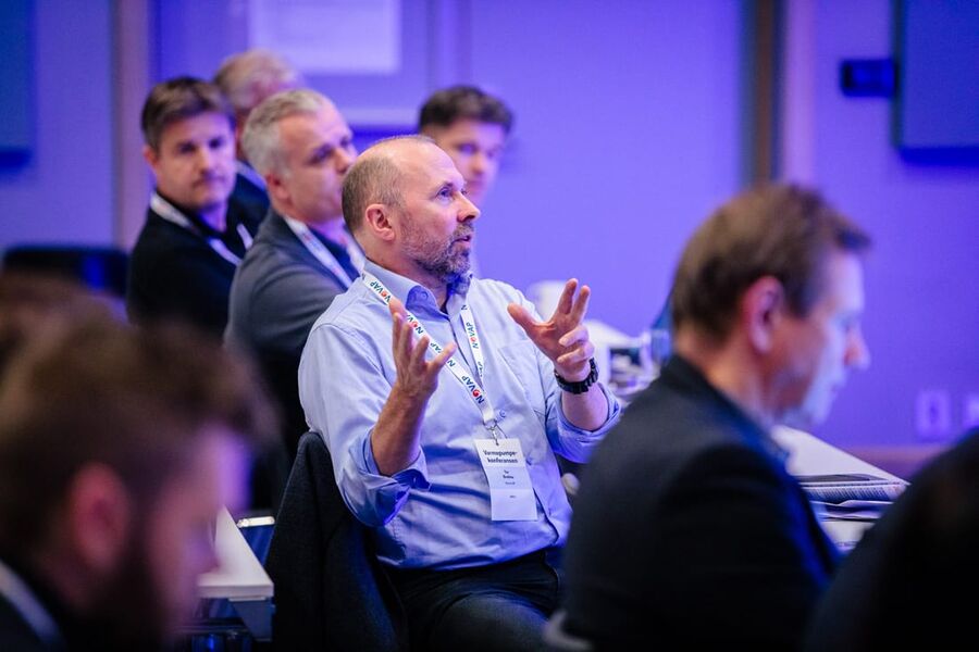 Fra Vramepumpekonferansen 2019. Foto:NOVAP