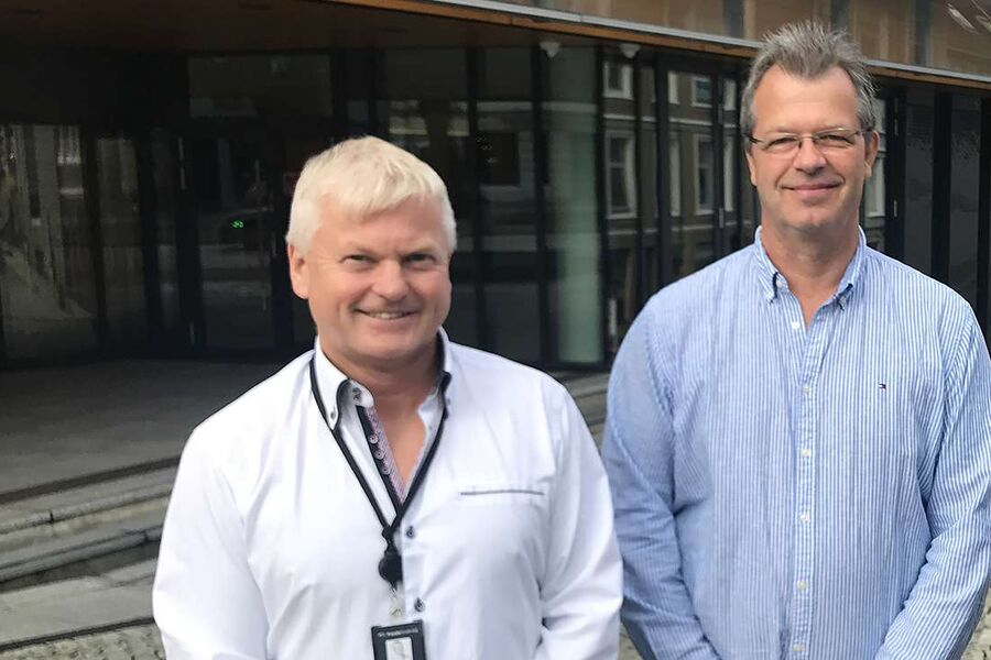 Odd Magne Skjerping (t.v.) og Anders Sandmæl