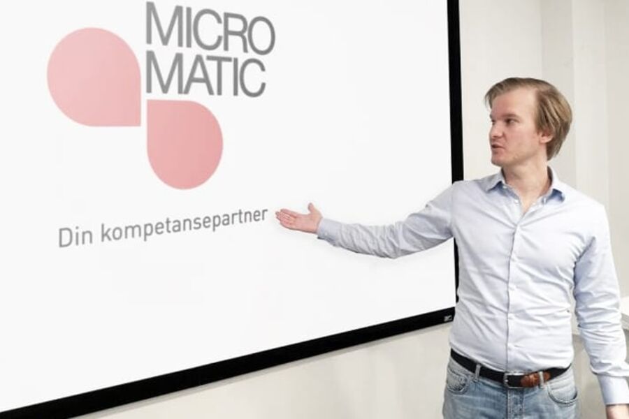 Vår visjon er å gjøre norske bygg smartere, sier Thomas Thorkildsen.  