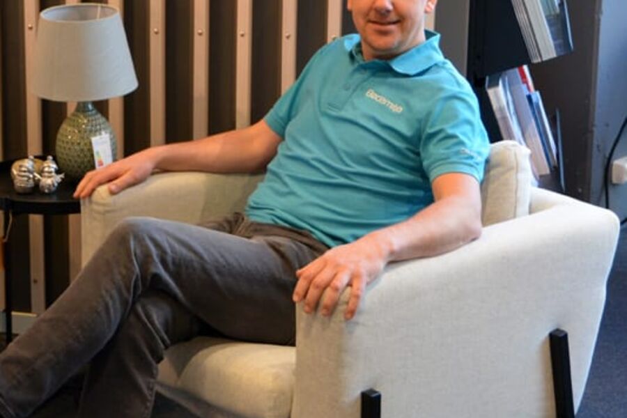 Daglig leder Svein Erik Aamodt er godt fornøyd med utviklingen selskapet har hatt siden oppkjøpet for fem år siden.