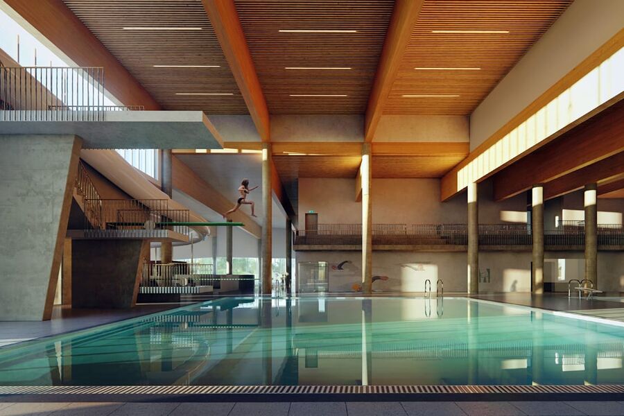 Orkdal folkehelsesenter er verdens første energipositive bade- og fritidsanlegg