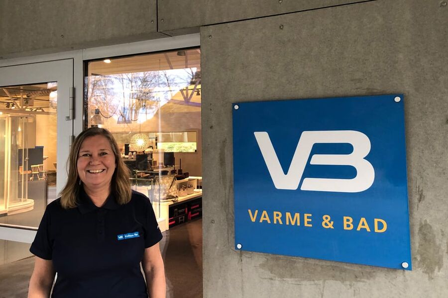 May Bente Kokaas, daglig leder i Kokaas Rør AS, som ser frem til å kunne påta seg enda flere oppdrag fra nyåret. 