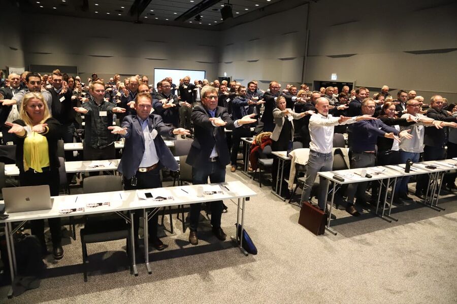 Seminaret Rørbransjen 2020 i regi av VVSforum samlet 170 deltagere på Scandic Oslo Airport på Gardermoen i 2019. Her ser vi deltagerne ta morgenstrekken før seminaret startet.