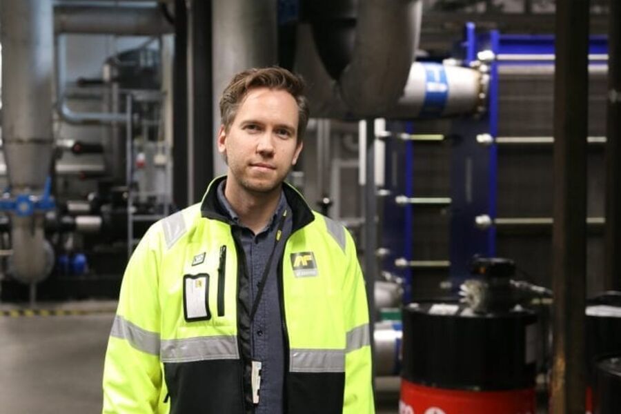 Mathias Bele Ødegård, prosjektdirektør i AF Energi & Miljøteknikk:  Vi må evne å kombinere og effektivt styre de tekniske fagene i prosjektene, inkludert automasjon.