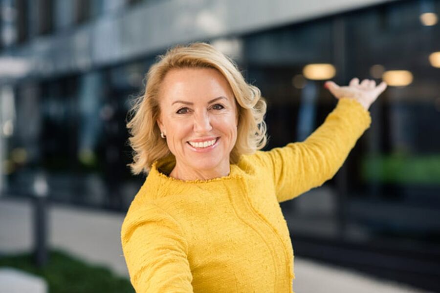 Foto: Liv Kari Skudal Hansteen ønsker velkommen til RIFs Høstkonferanse. Fotograf: Nicolas Tourrenc