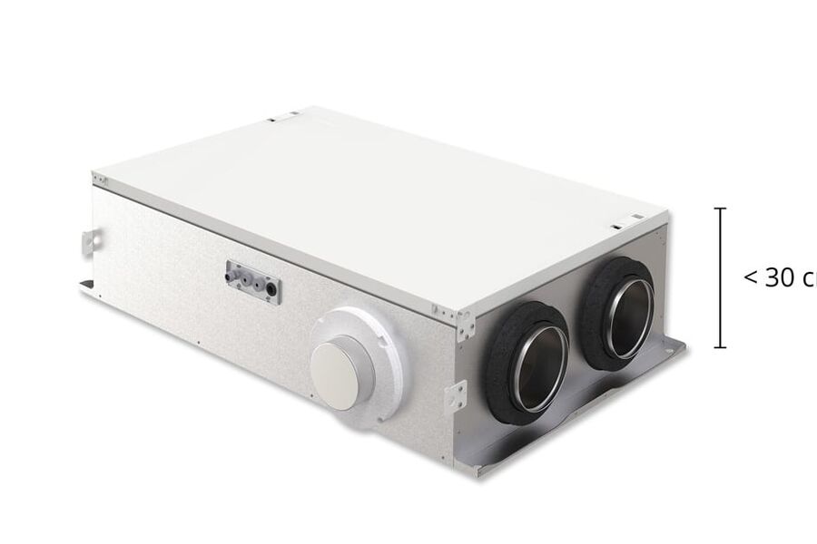 Lav høyde forenkler montering og plassering.
Foto: Flexit
