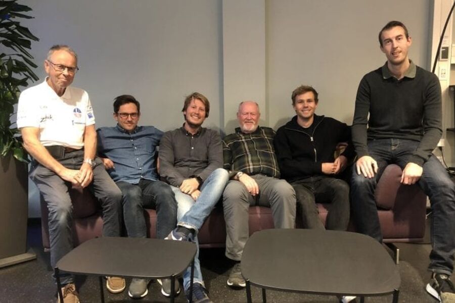 Fra venstre: Arne Hammersland, Kim Johannessen, Erlend Haugland Næs, Arne Devold, Anders Espeseth, Michael Engebretsen.