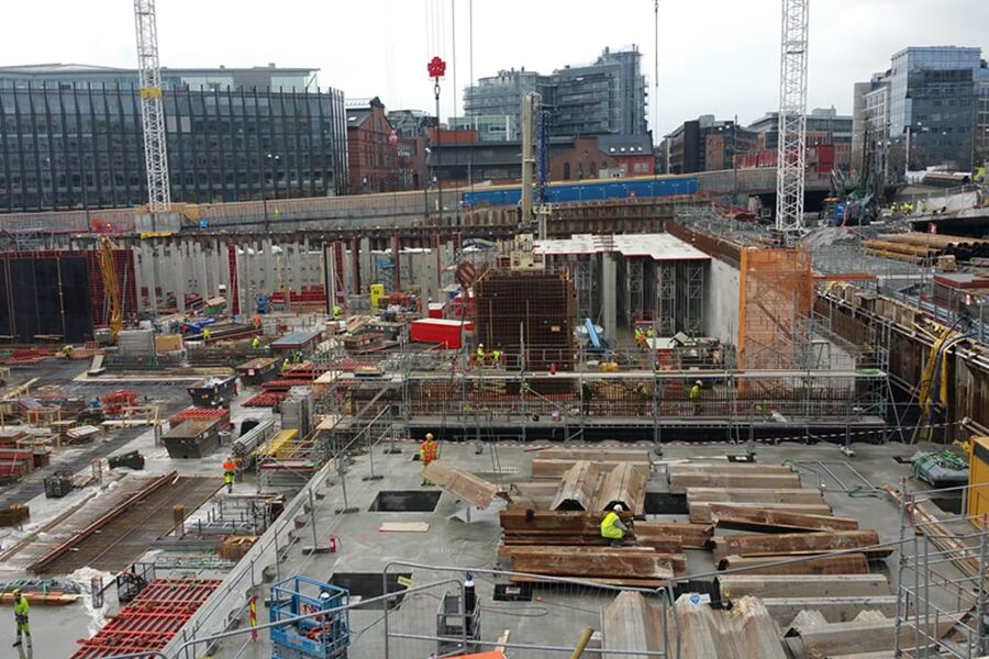 Illustrasjonsbilde byggeplass