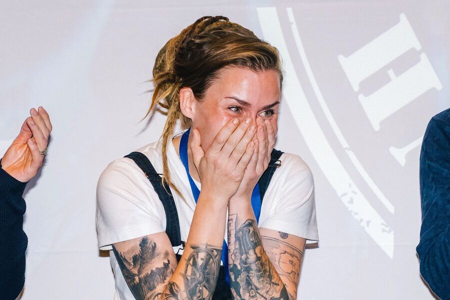 Camilla Cox Barfot som til daglig jobber som rørlegger hos Kråkerøy Rør ble i går kåret til Norges hyggeligste håndverker!