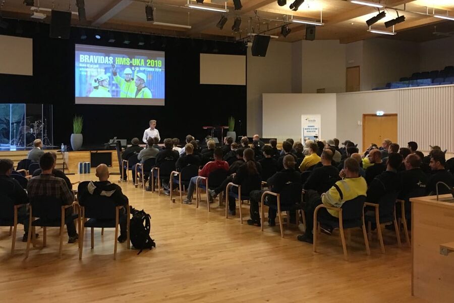 Denne uken har Bravida full fokus på HMS.