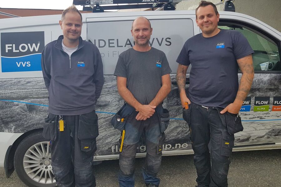 Foto fra venstre: Terje Meek, Eirik Håker og Glenn Jakobsen