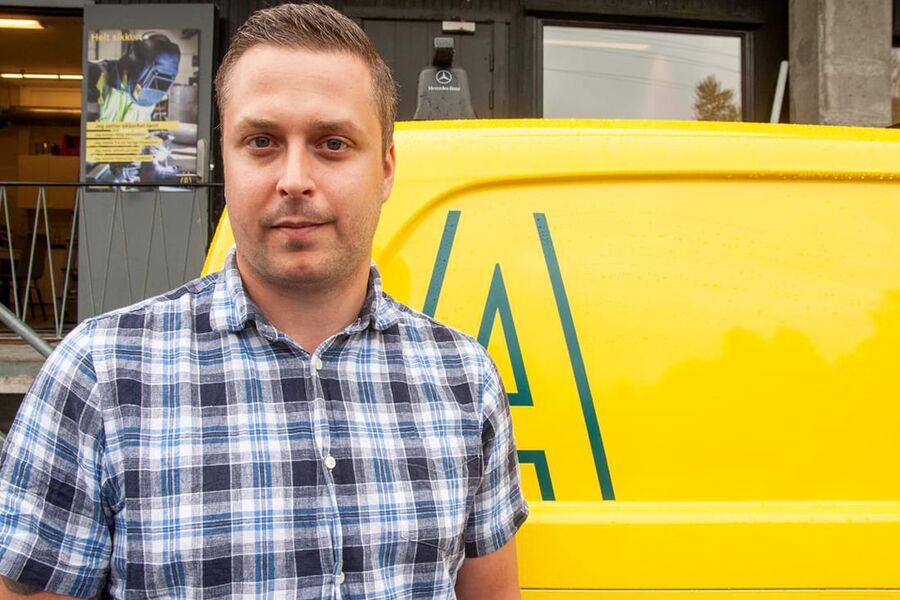 Servicesjef Lasse Svendsen leder Assemblins serviceavdeling på Kjeller.