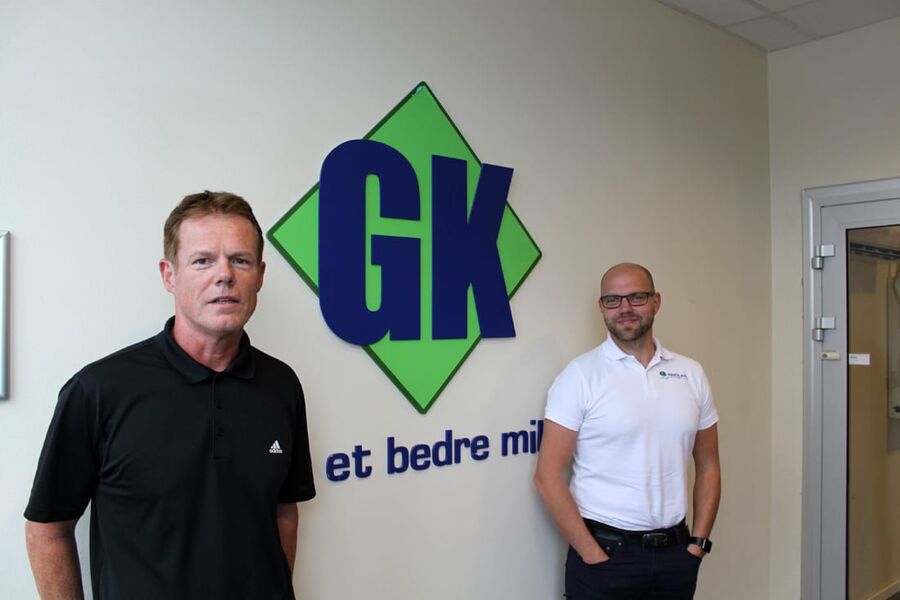 Viktor Strand, prosjektutvikler i GK Tromsø avdeling nybygg, og Tom Harald Markussen, distriktssjef i GK Tromsø avdeling eksisterende bygg, er godt fornøyd med aktiviteten til GK i nord.  - Vi er med i mange spennende byggeprosjekter, hvor vi får brukt vår tverrfaglige kompetanse,og erfaring. 