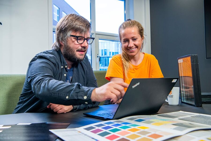 Arnkell J. Petersen (til venstre) går over i en ny rolle som leder for fagområdene tidligfase, solenergi, dagslys og fasader.