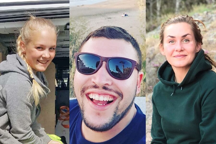 Her har vi de tre finalistene som representerer rørleggerfaget i kåringen av Norges hyggeligste håndverker. Fra venstre: Frøya Skogerbø Kjellevold i Hagenes AS, Bergen, Kais Ibdah i Hadeland Rørservice AS, Hadeland, og Camilla Cox Barfot, Kråkerøy Rør AS, Fredrikstad.