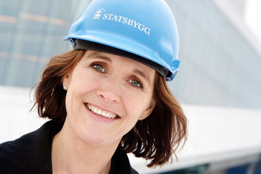 Statsbyggs kommunikasjonsdirektør Hege Njaa Aschim sier til VVSforum at entreprenørene på prosjektet Livsvitenskap er valgt ut i fra kriterier som har krav til egne og samarbeidende partnere i inn- og utland som har ingeniører, fagarbeidere, mestere og lærlinger. Foto: Mette Randem, Statsbygg