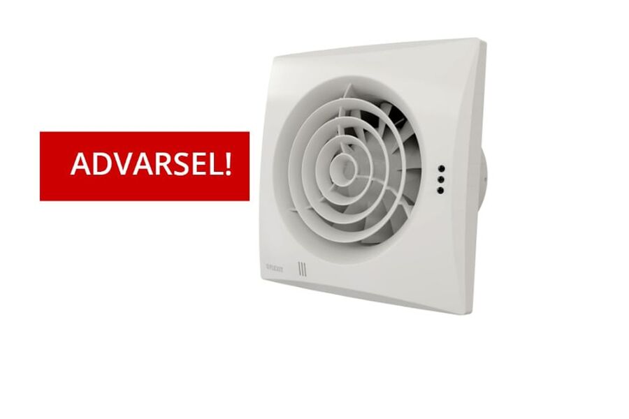 Flexit har forsatt ikke fått tilbake alle baderomsviftene i serien Silent Pro som viser seg å være brannfarlige.