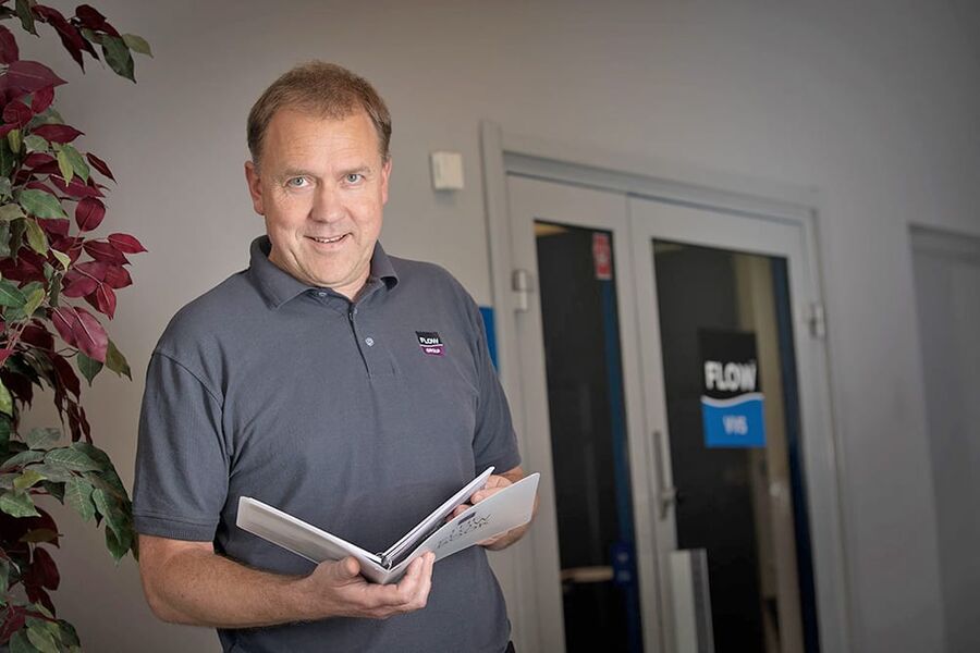 - Det er utfordrende å drive en mellomstor bedrift i dag, mener daglig leder i FLOW Group, Mads Meisingset. Fotograf: Emanuele Lombardo