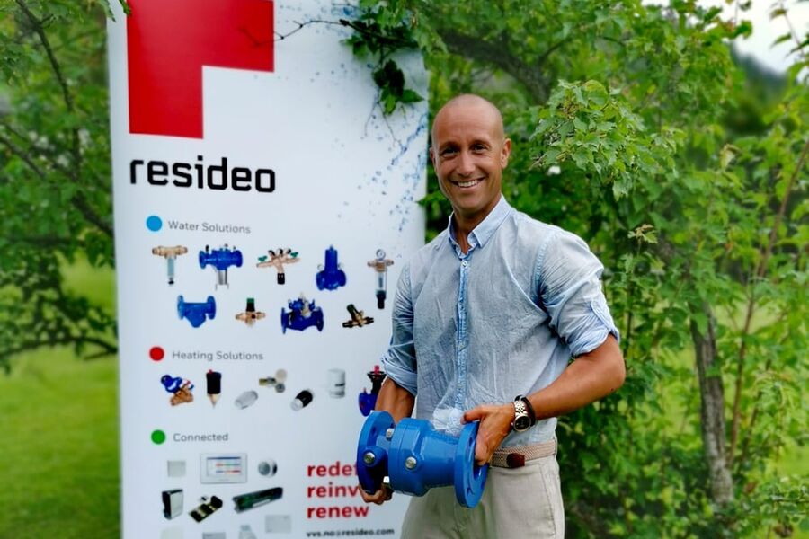 Salgsansvarlig for Resideo, Tom Fjordvang.