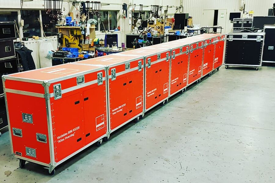 RUFO AS har i samarbeid med Veidekke Entreprenør AS utviklet en ny BIM-kiosk spesielt til bruk på bygge- og anleggsplasser. BIM-kiosken er en mobil arbeidsstasjon som legger særlig vekt på integrasjon av informasjonsteknologi og plug-and-play funksjonalitet for brukere. 